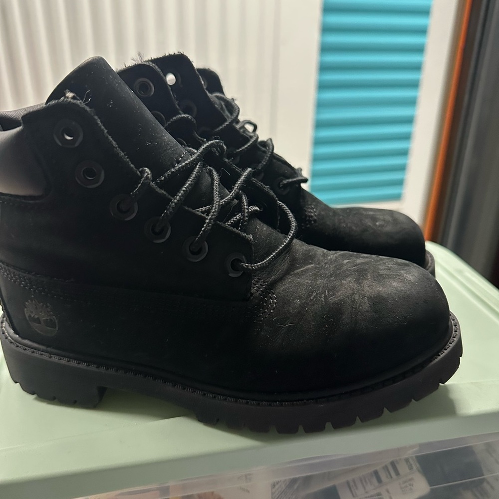 Timberland Kids Black Boots